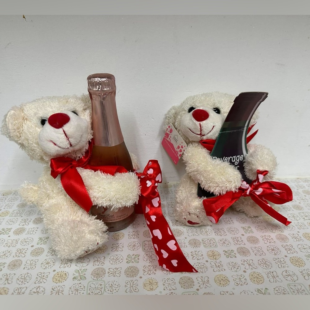 Plush Bear Bottle Hugger